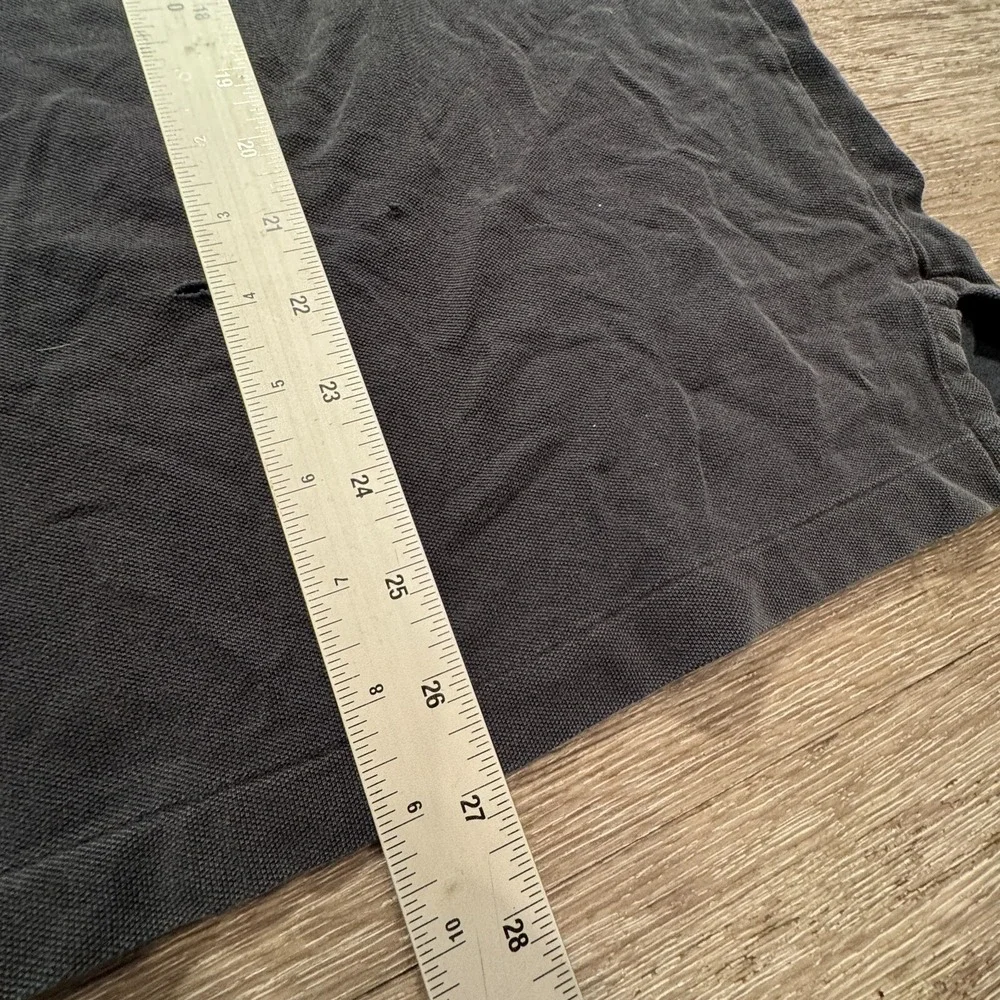 Polo Ralph‎ Lauren Shirt Mens Large Black Featherweight Mesh Henley White Pony